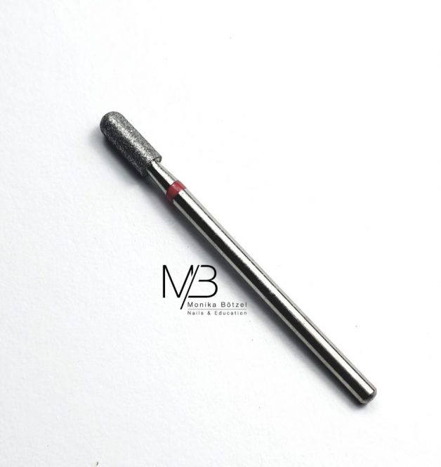 Diamant Manicure bitje | Cilinder Rood