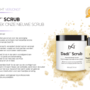 Flyer Dadi Scrub 100 stuks