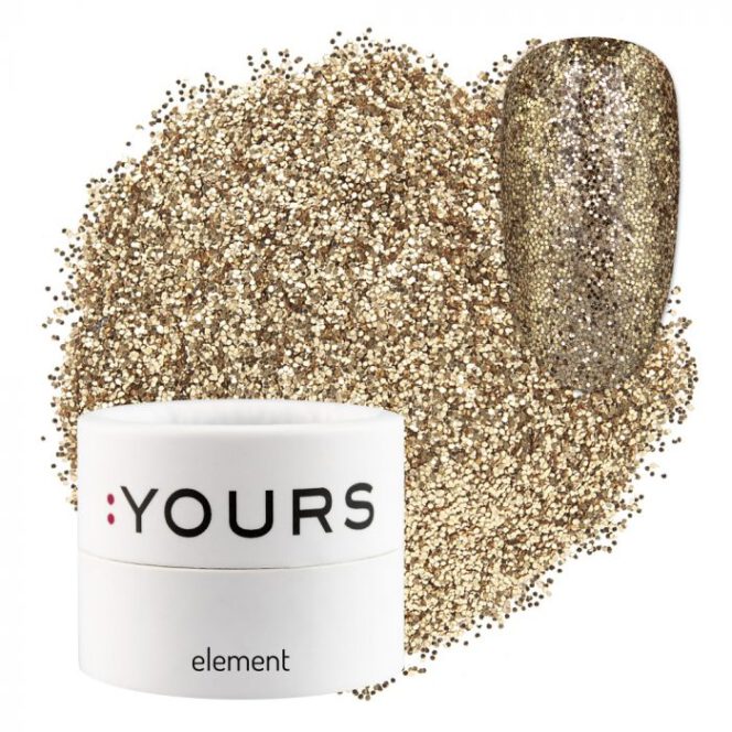 :YOURS ECO Glitter | Gold Drums