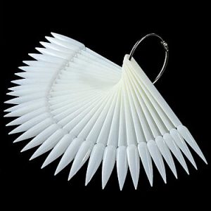 Color Pops Naturel | STILETTO met ring | 40 stuks