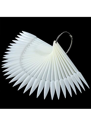 Color Pops Naturel | STILETTO met ring | 40 stuks