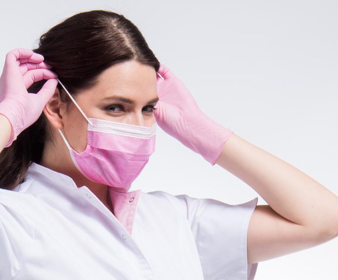 COMFORTIES | Mondmaskers Type IIR 3-laags | Roze | 50 stuks - Afbeelding 2