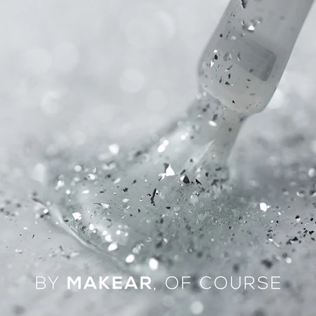 MAKEAR Top Coat Silver | No Wipe - Afbeelding 2