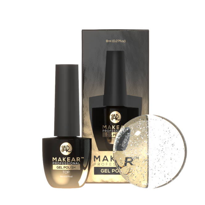 MAKEAR Top Coat Silver | No Wipe