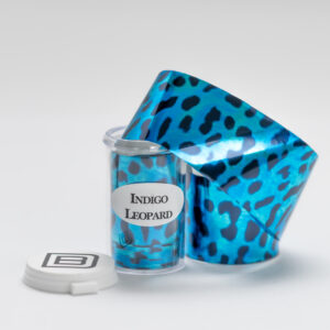 By Djess Transfer Foil | Indigo Leopard