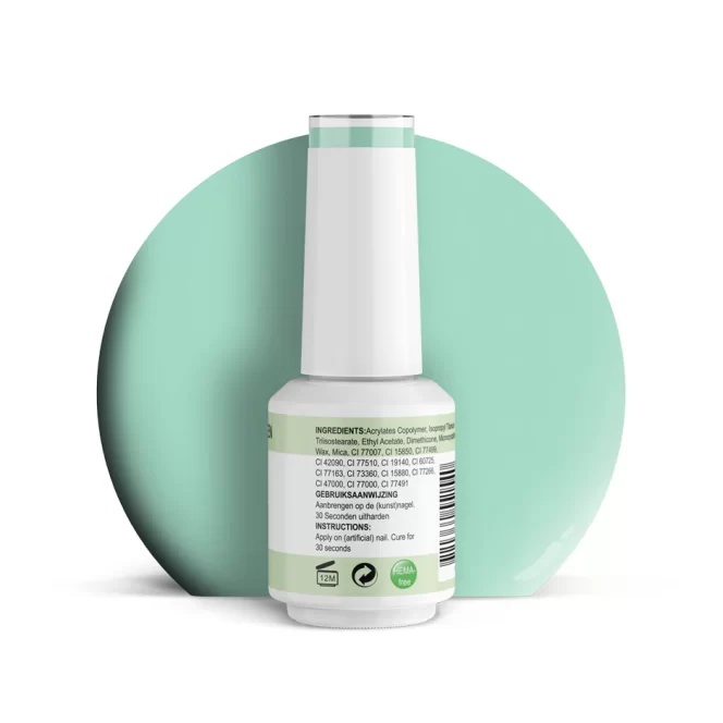 BY DJESS Gel Polish | 155 Lovely Green 15ml - TPO vrij - Afbeelding 3