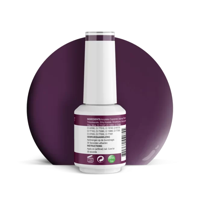 BY DJESS Gel Polish | 167 Plum Perfect 15ml - TPO vrij - Afbeelding 3