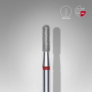 STALEKS Manicure Bit | Cylinder Red 2.3/8mm