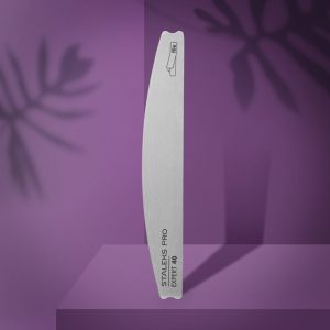 STALEKS Crescent Metal Base Nail File | EXPERT 40