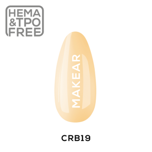 MAKEAR Color Rubber Base | CRB19 Nude Yellow - TPO vrij