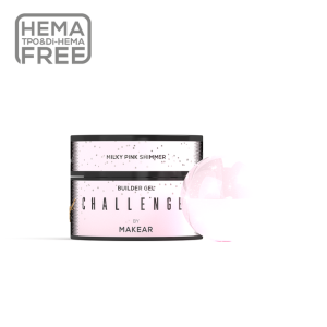 MAKEAR ChallenGel HG12 | Milky Pink Shimmer 50ml - TPO vrij