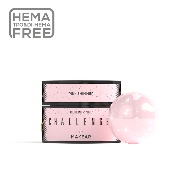 MAKEAR ChallenGel HG13 | Pink Shimmer 50ml - TPO vrij