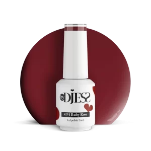 BY DJESS Gel Polish | 174 Ruby Rose - 15ml - TPO vrij