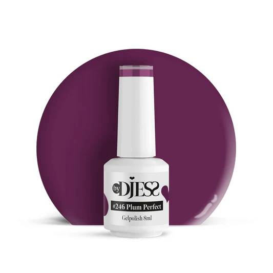BY DJESS Gel Polish | 246 Plum Perfect - 8ml - TPO vrij