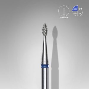 STALEKS Manicure Bit | Drop Blue 1,6/4mm