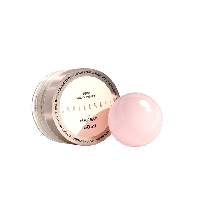MAKEAR ChallenGel HG02 | Milky Peach 50ml - TPO vrij