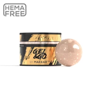 MAKEAR Gel & Go GG25 | Glitter Beige 50ml
