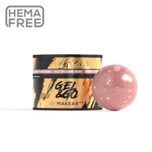 MAKEAR Gel & Go GG27 | Glitter Dark Rose 50ml