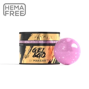 MAKEAR Gel & Go GG24 | Glitter Lila Rose 50ml