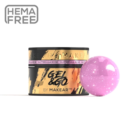 MAKEAR Gel & Go GG24 | Glitter Lila Rose 50ml