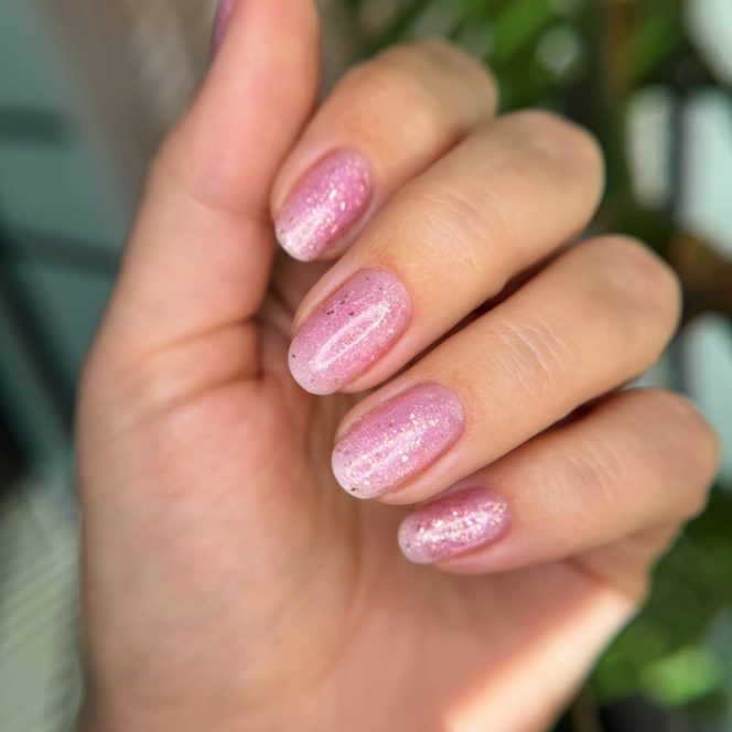 MAKEAR Gel & Go GG24 | Glitter Lila Rose 50ml - Afbeelding 4