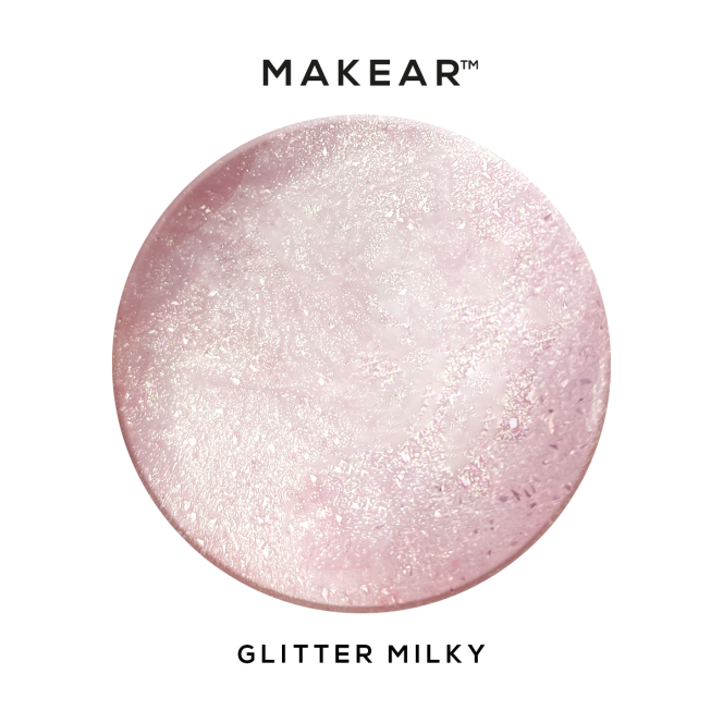 MAKEAR Gel & Go GG20 | Glitter Milky 15ml - Afbeelding 4