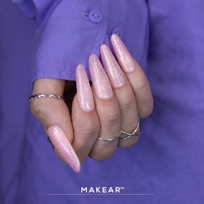MAKEAR Gel & Go GG22 | Glitter Pink 50ml - Afbeelding 3