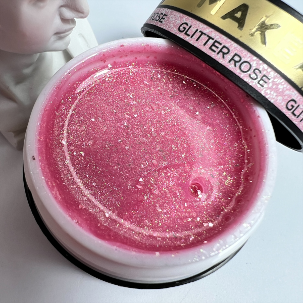 MAKEAR Gel & Go GG23 | Glitter Rose 15ml - Afbeelding 4