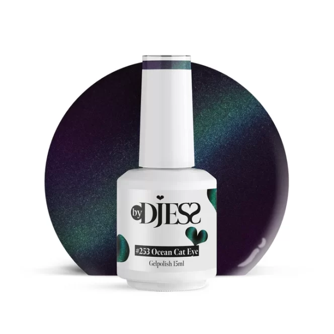 By Djess Gel Polish Cat Eye | 253 Ocean - 15ml