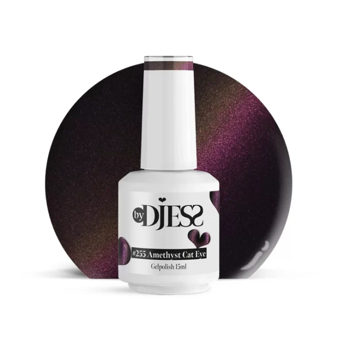 By Djess Gel Polish Cat Eye | 255 Amethyst - 15ml