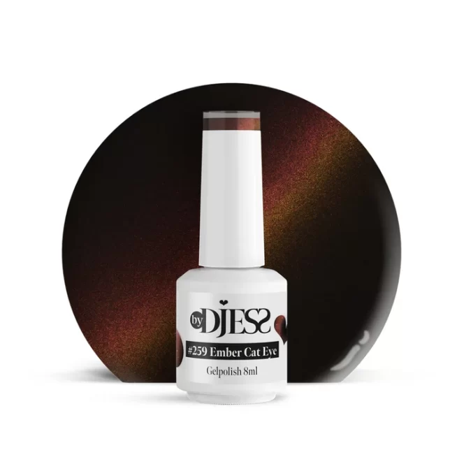 By Djess Gel Polish Cat Eye | 259 Ember - 8ml