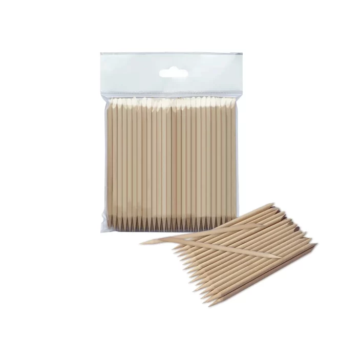 STALEKS Orange Sticks | Hout 110mm - 100 pcs - Afbeelding 3