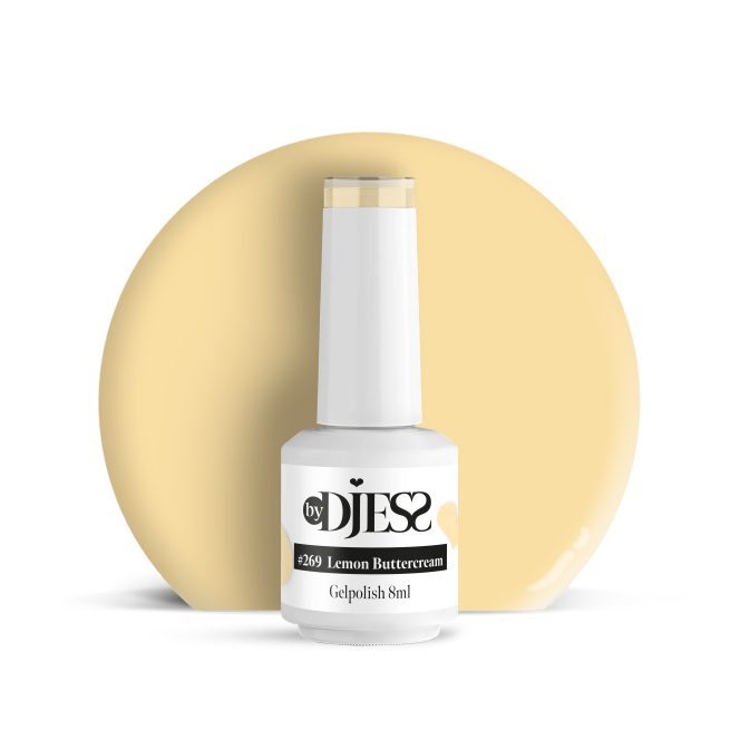 BY DJESS Gel Polish | 269 Lemon Buttercream - 8ml
